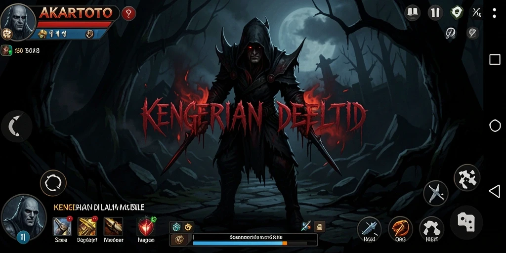 Gameplay menegangkan dalam suasana gelap dan mencekam.