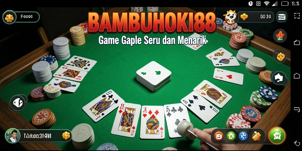 Tampilan gameplay seru dan interaktif di BAMBUHOKI88.