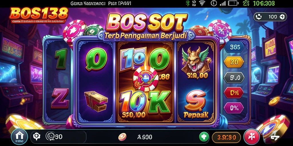 Tampilan gameplay Slot di BOS138 yang mengasyikkan dan penuh warna.