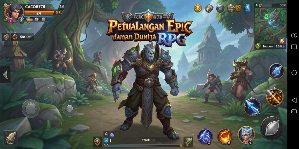 Tampilkan gameplay seru dalam dunia RPG CACOR78.