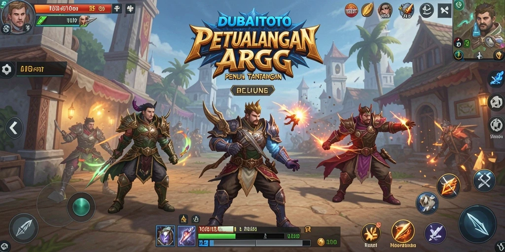 Gameplay seru DUBAITOTO di dalam dunia fantasi.