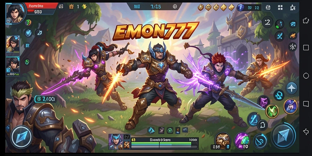 Gameplay seru dan mendebarkan di arena MOBA.