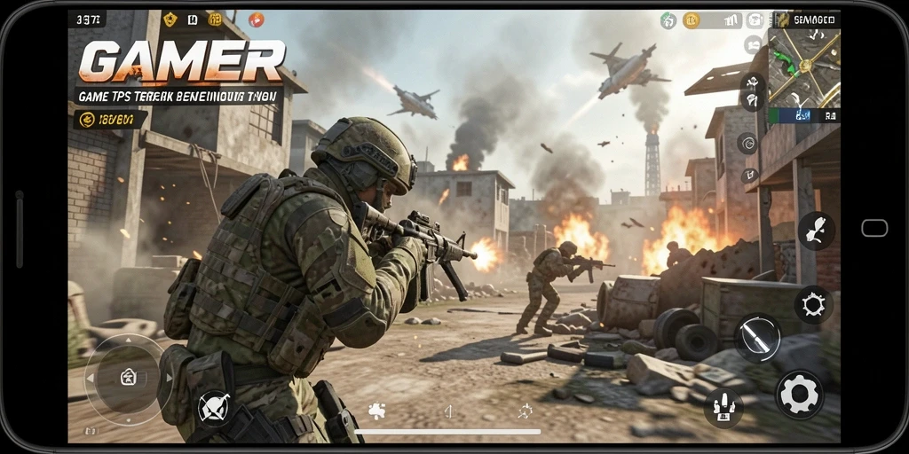Gameplay GAMERP yang menegangkan dengan grafis yang memukau.