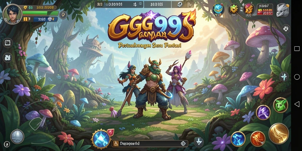 Tangkapan layar gameplay GG99 yang menunjukkan aksi seru dalam petualangan.