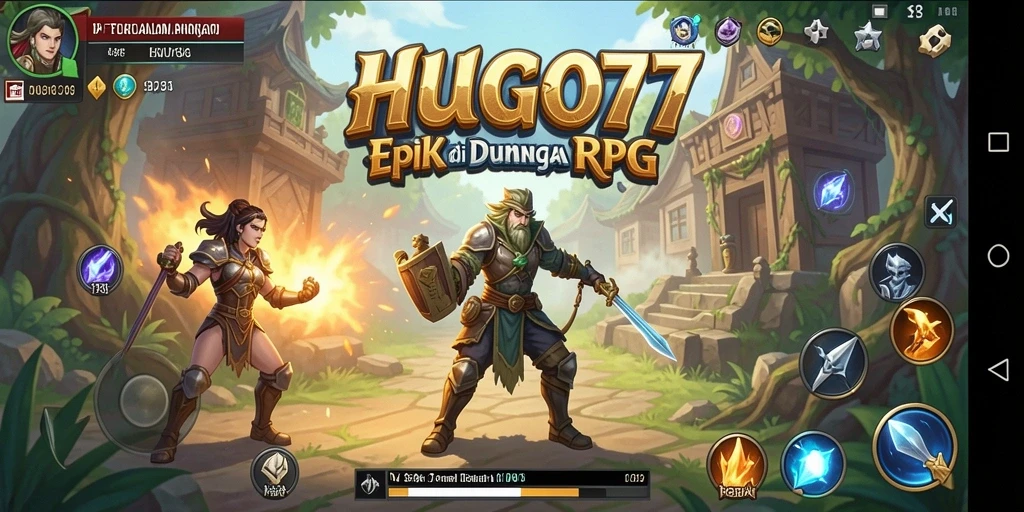 Gameplay seru dan mendebarkan di dunia HUGO77.