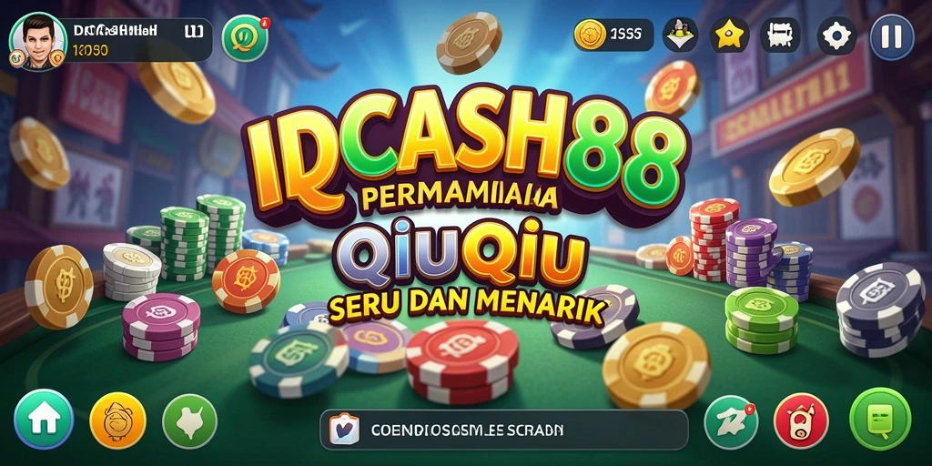 Tampilan gameplay QiuQiu yang seru dan menarik di IDCASH88.