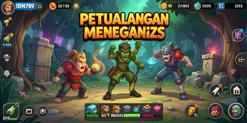 Gameplay menegangkan dan warna-warni dari IDN789.