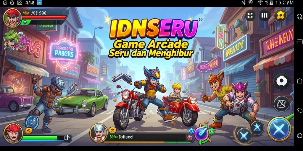 Screenshot gameplay IDNSERU menampilkan aksi seru dan tantangan menarik.