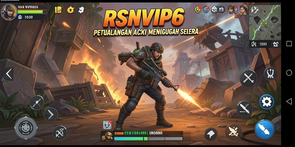 Tampilan screenshot gameplay RSNVIP6 dengan pertarungan yang mendebarkan.
