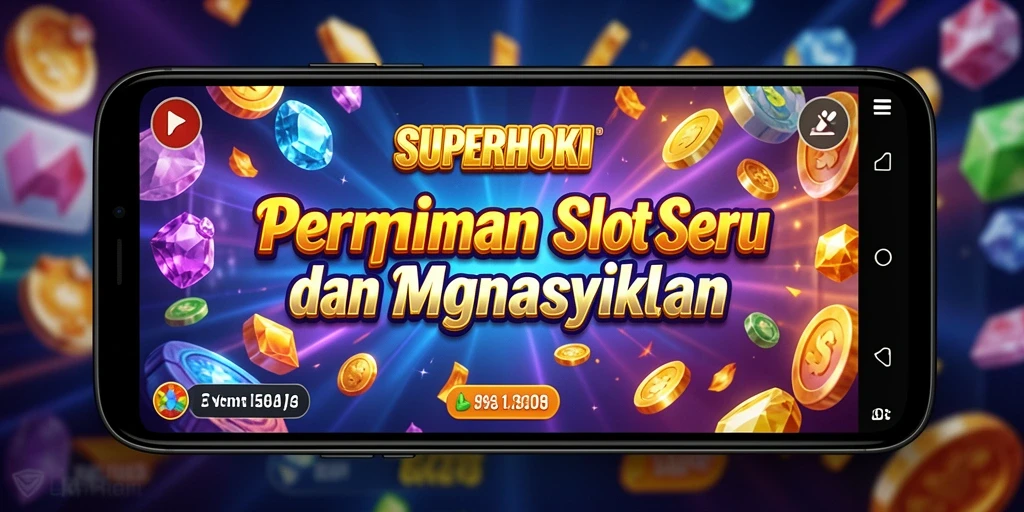 Gameplay seru SUPERHOKI dengan berbagai tema menarik.