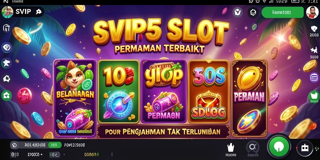 Tampilan menarik dari gameplay Slot SVIP5 dengan grafik yang menawan.